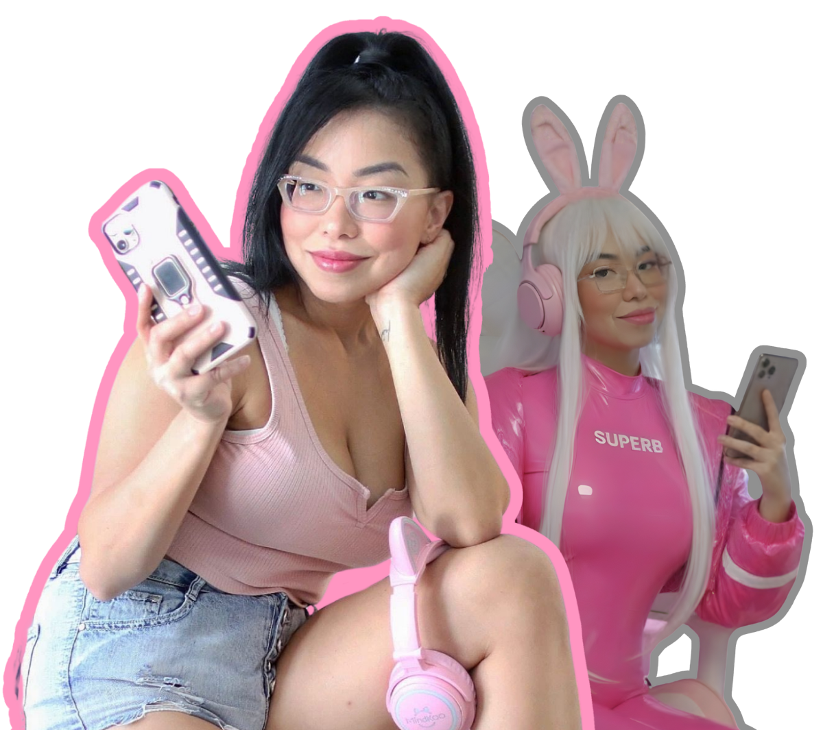 korean doll cosplayer